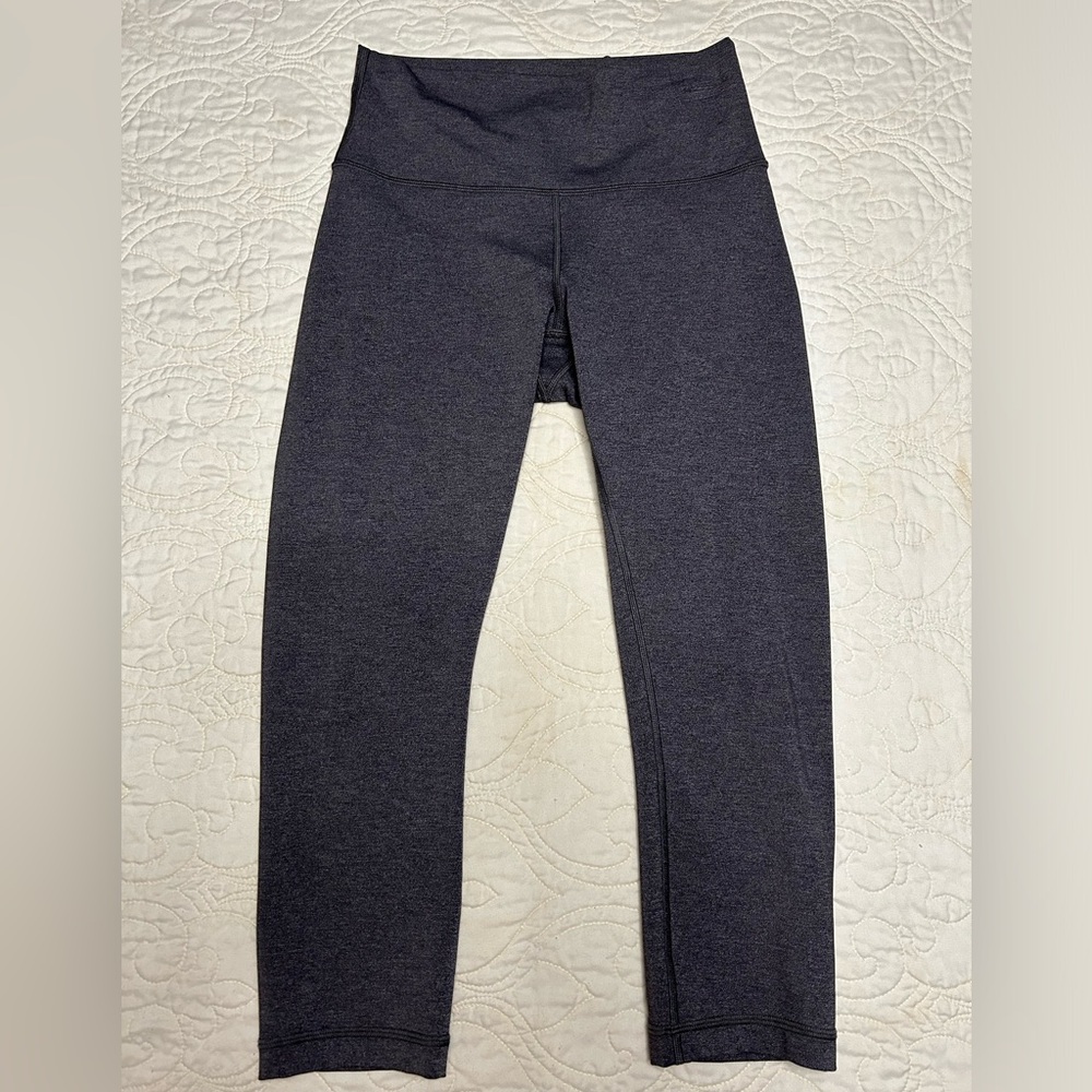 Lululemon gray cropped leggings